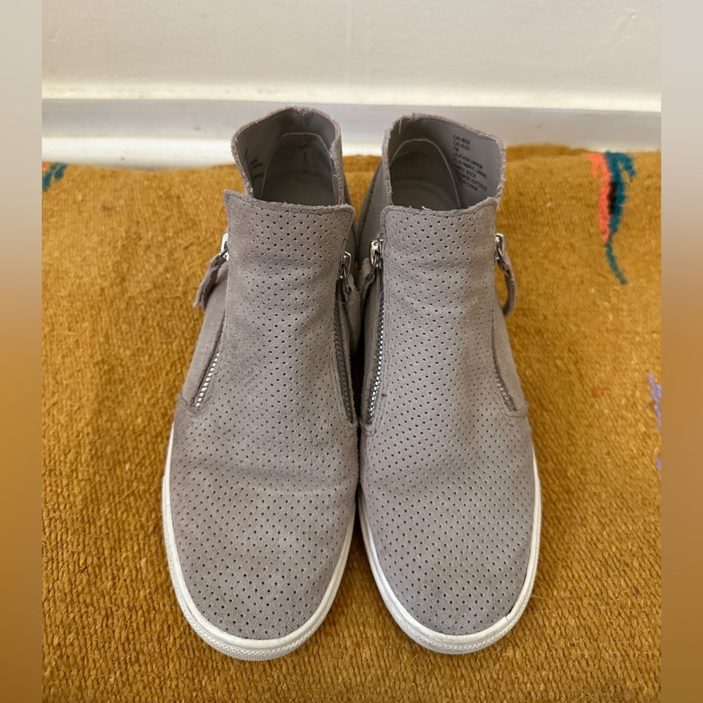 Steve Madden Gray Leather High-Tops